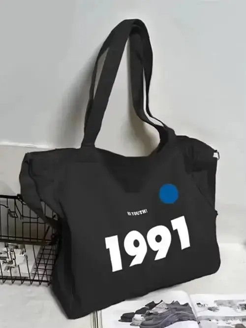 Japanese Brand TOTE BAG VINTAGE JAPANANESE BRAND CANVAS BAG 1991 Size ONE SIZE - 4 Thumbnail