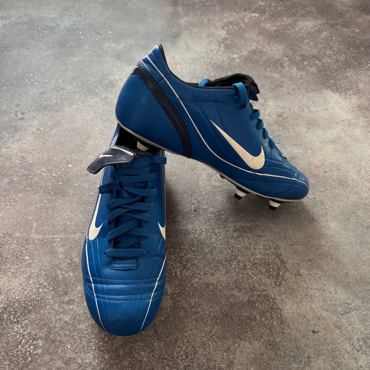 Nike × Vintage Nike Vapor SG Vintage RARE Soccer/Football Boots Cleats Size US 12 / EU 45 - 15 Thumbnail