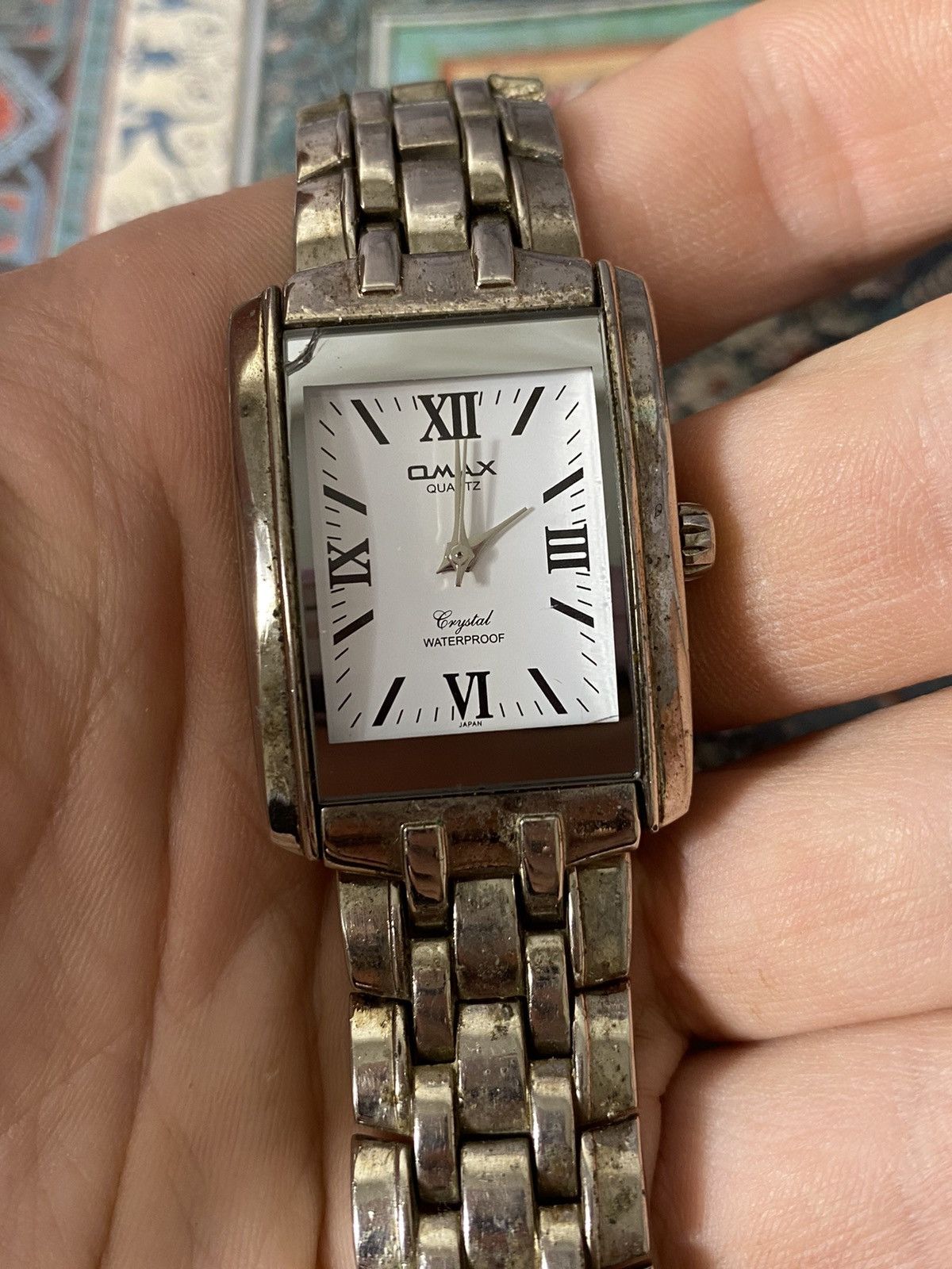 Japanese Brand OMAX Quartz Vintage Rectangular Watch Size ONE SIZE - 8 Thumbnail
