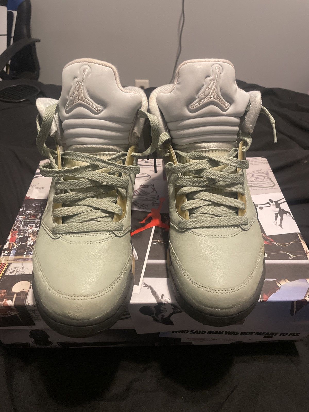 Jordan Brand jordan 5 jade Size US 7.5 / EU 40-41 - 4 Thumbnail