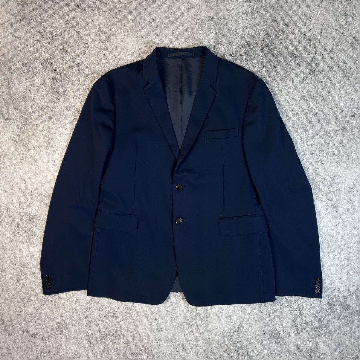 Prada Prada Milano Blue 2 buttons Mens blazer Size 54R - 4 Thumbnail