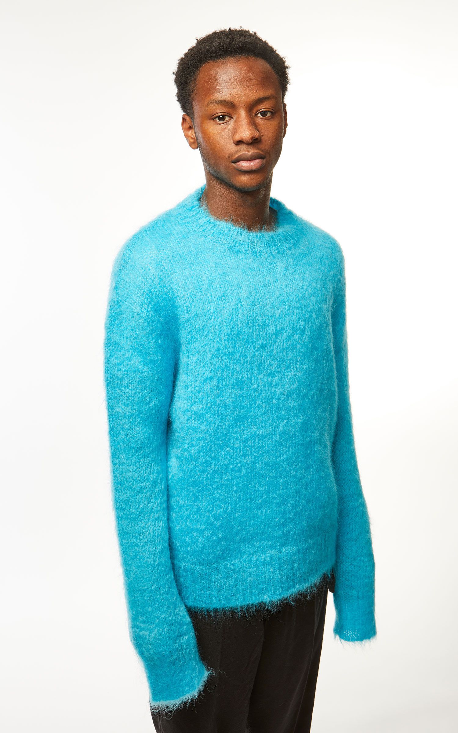 Marni o1y0225 Crewneck Sweater in Turquoise Size US M / EU 48-50 / 2 - 3 Thumbnail