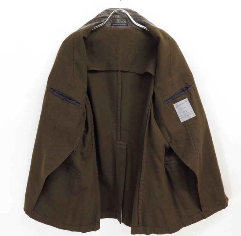 Yohji Yamamoto yohji yamamoto | 2003AW military leather collar jacket-2505 Size US M / EU 48-50 / 2 - 6 Thumbnail