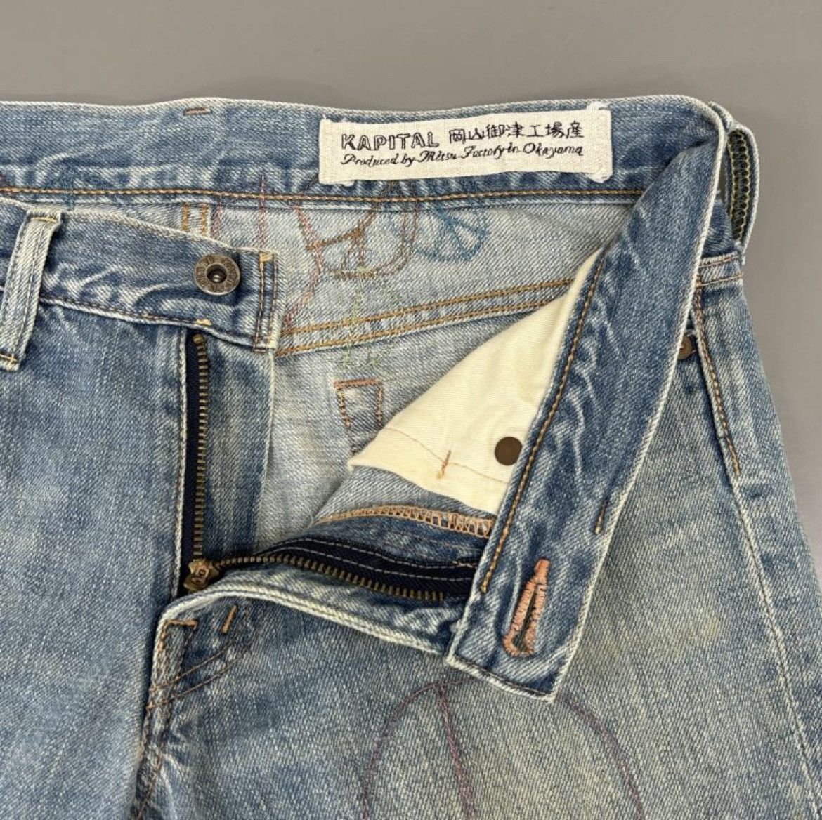Kapital Kapital peace Denim Pants 30inch Size US 30 / EU 46 - 7 Thumbnail