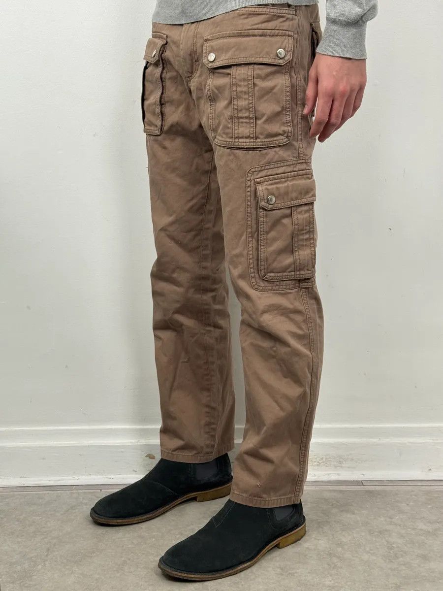 Dolce & Gabbana 2000s Dolce & Gabbana Beige Cargo Pants Size US 30 / EU 46 - 3 Thumbnail