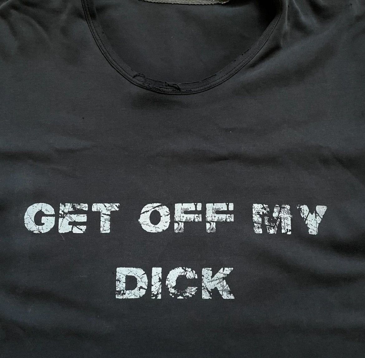 Band Tees VINTAGE 90S SEXY TEE GET OFF MY DICK PENIS FUNNY PORNO STAR Size US M / EU 48-50 / 2 - 3 Thumbnail