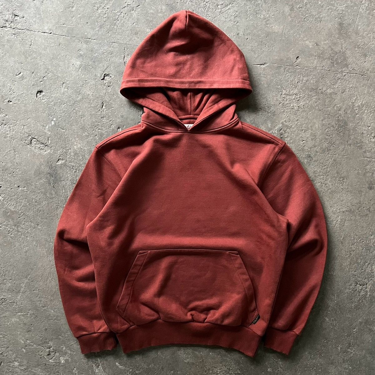 image of Filson Prospector Hoodie in Brick Red, Men's (Size Small)