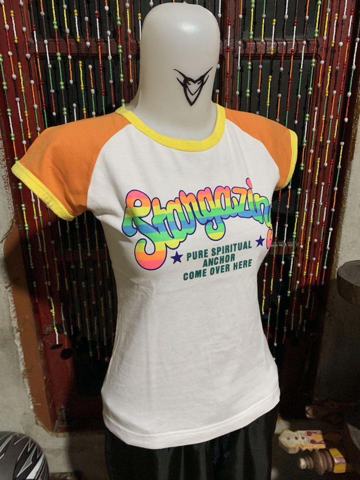 Japanese Brand y2k Sue Japan Stargazing Rainbow Graphic Ringer Top Size S / US 4 / IT 40 - 2 Thumbnail
