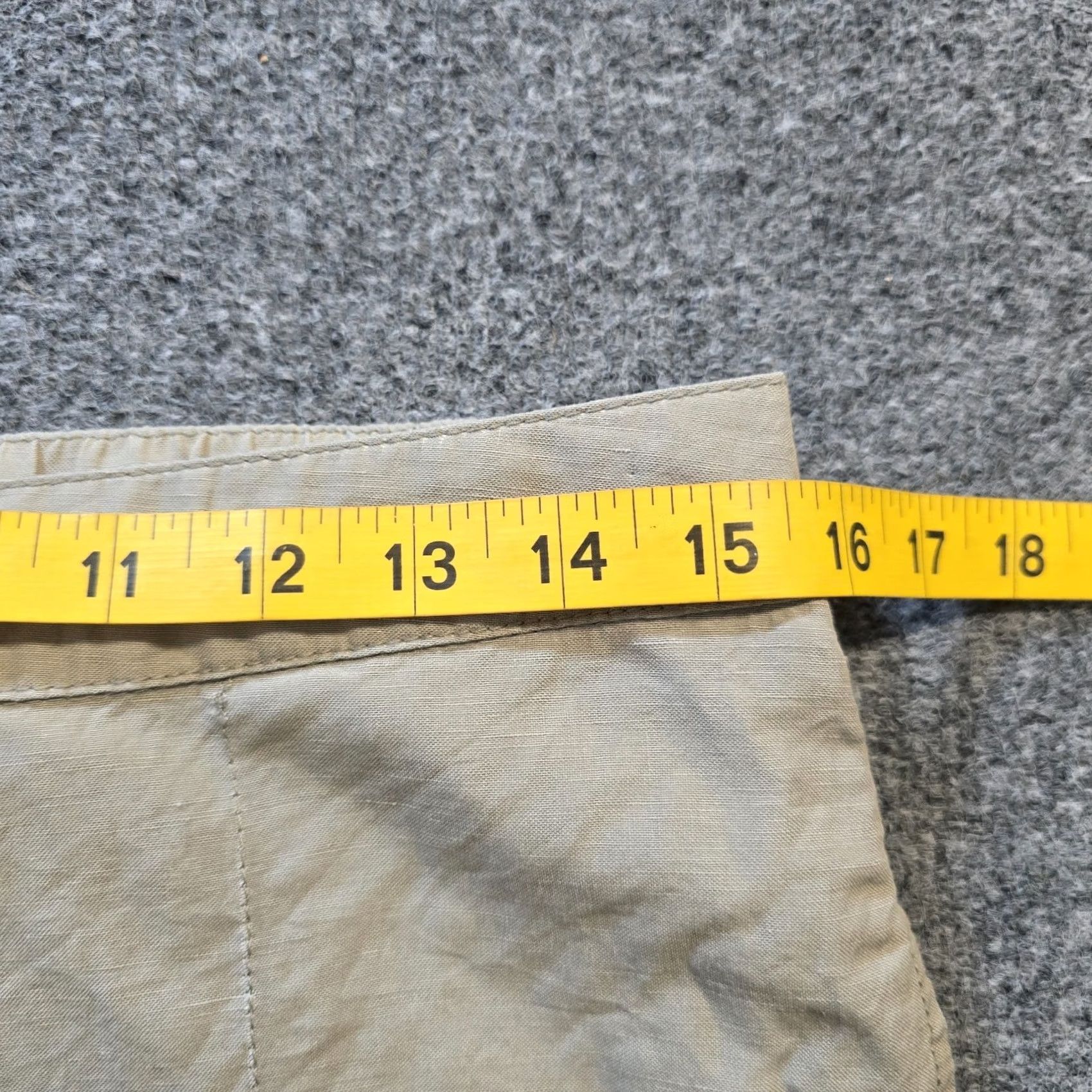 J. Jill J. Jill Pants Womens Size 8P Petite Beige Silk Linen Blend Cropped Pull On Casual Beige Silk Linen Blend Cropped Pants Casual Womens 8P Petite Size 30" / US 8 / IT 44 - 5 Thumbnail