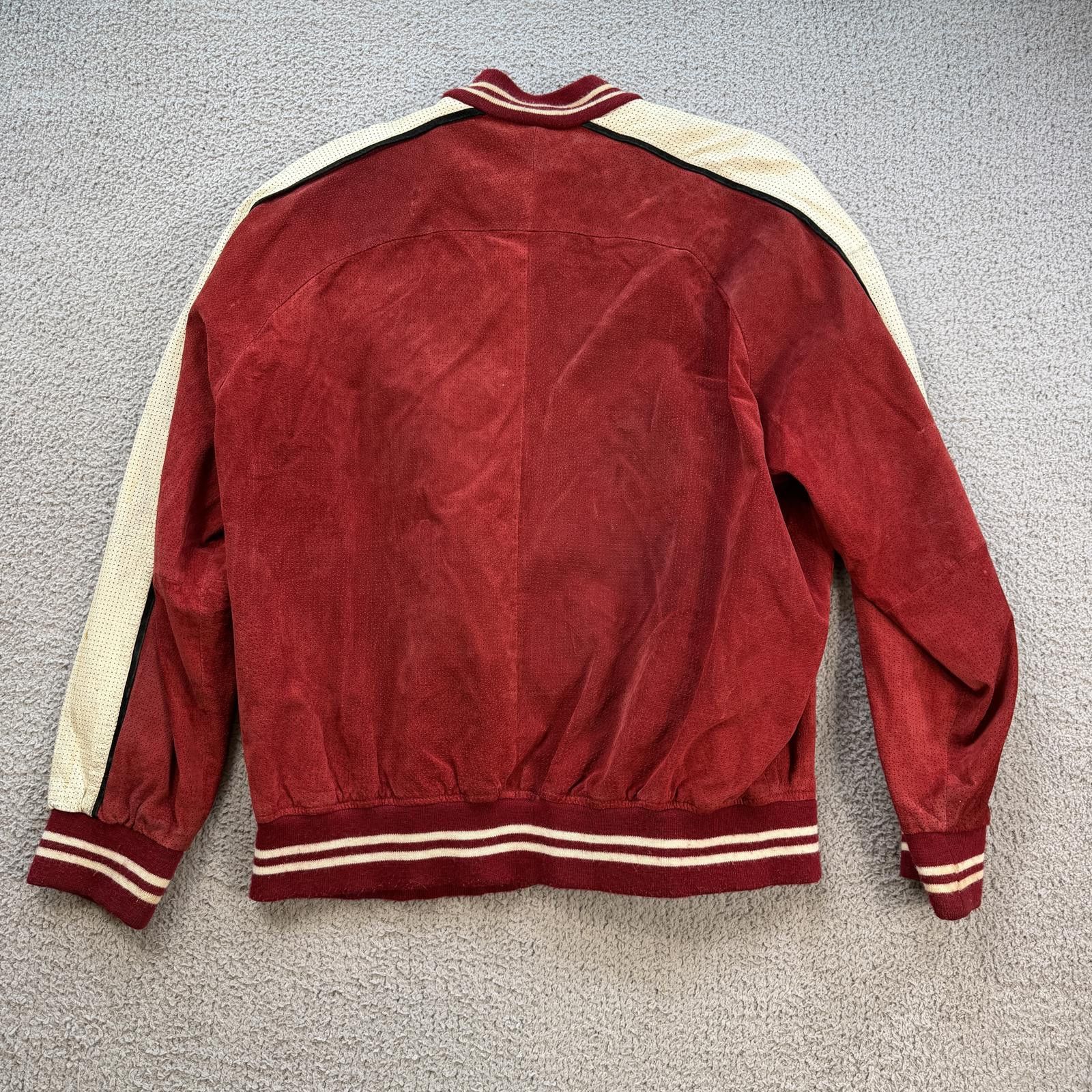 Wilsons Leather Vintage Wilsons Leather M Julian Red Leather Jacket Mens 2XL Size US XXL / EU 58 / 5 - 2 Thumbnail