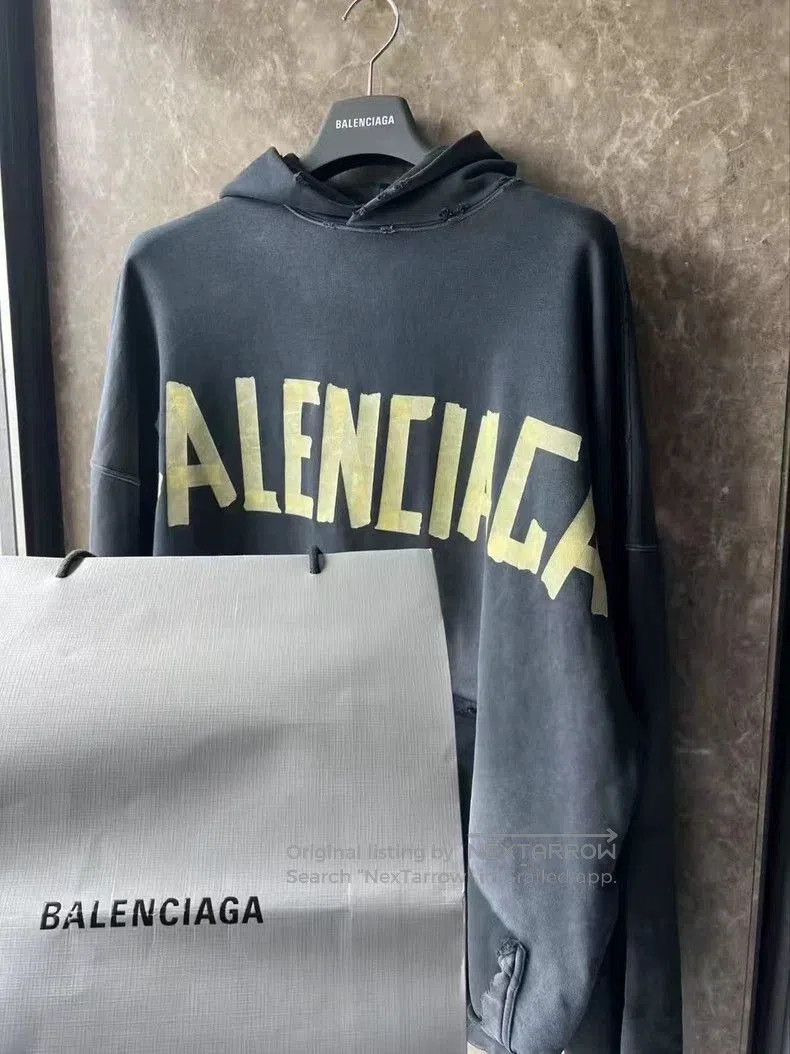 Balenciaga Balenciaga Tape Hoodie Size 2. Size US XS / EU 42 / 0 - 1 Thumbnail