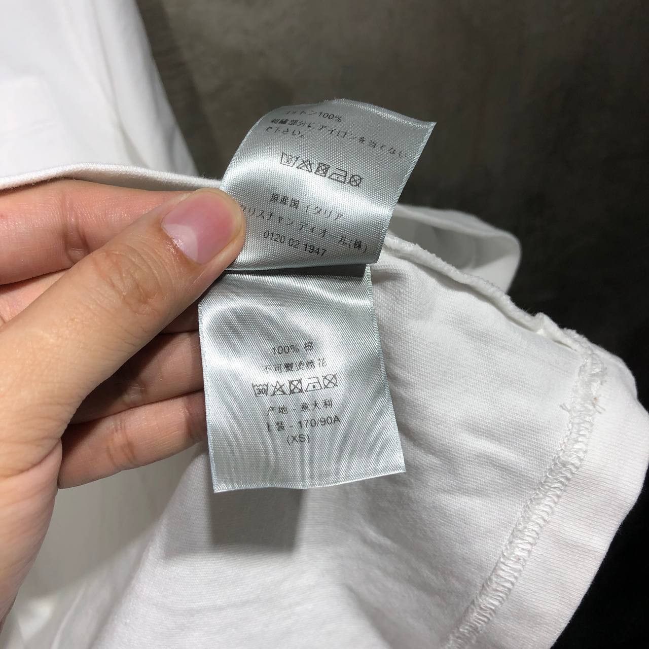 Dior × Stussy Dior X Stussy Small embroidered pocket tee Size US S / EU 44-46 / 1 - 11 Thumbnail