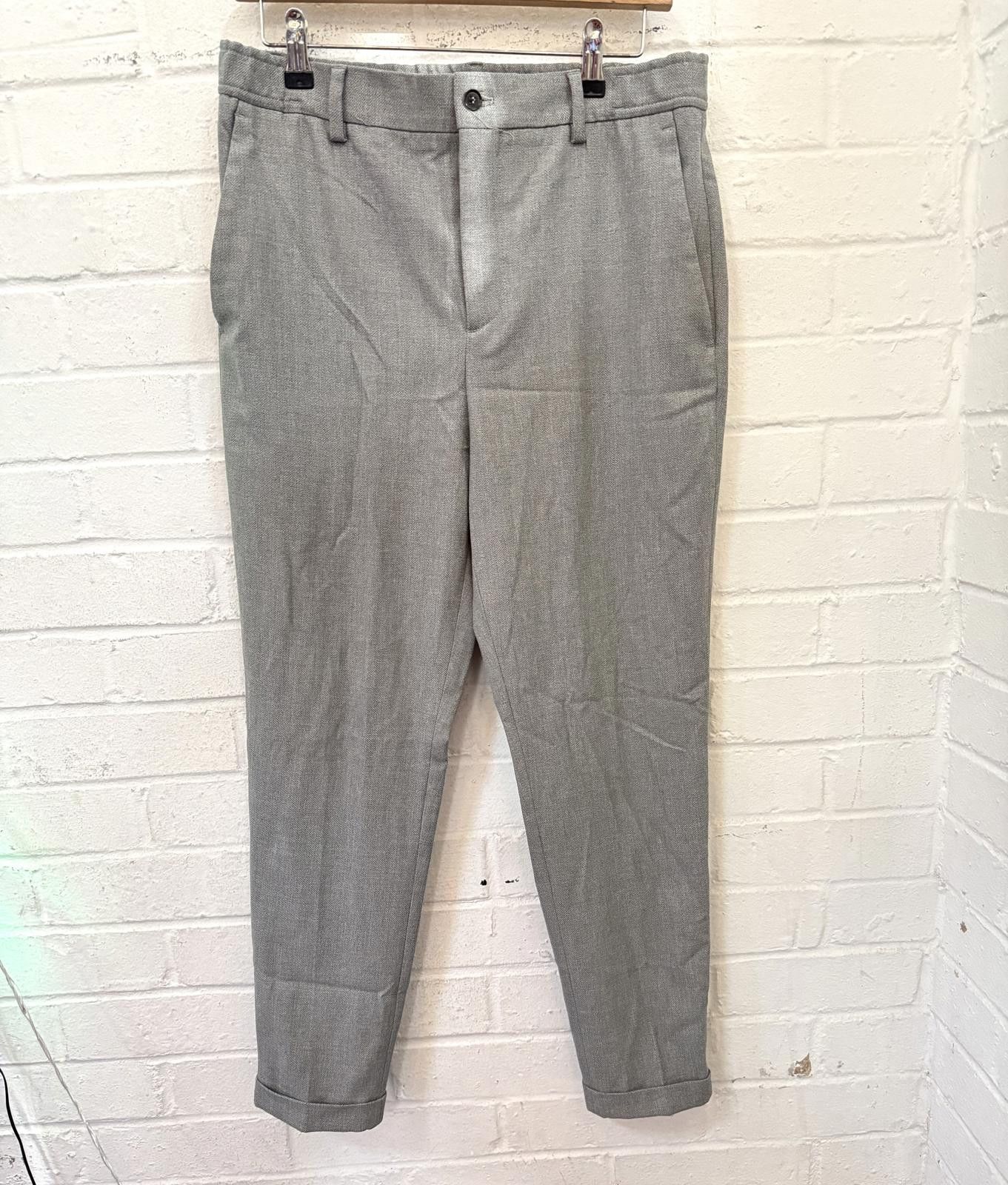Unknown London Men's Grey Dress Pants Size 38R - 1 Thumbnail