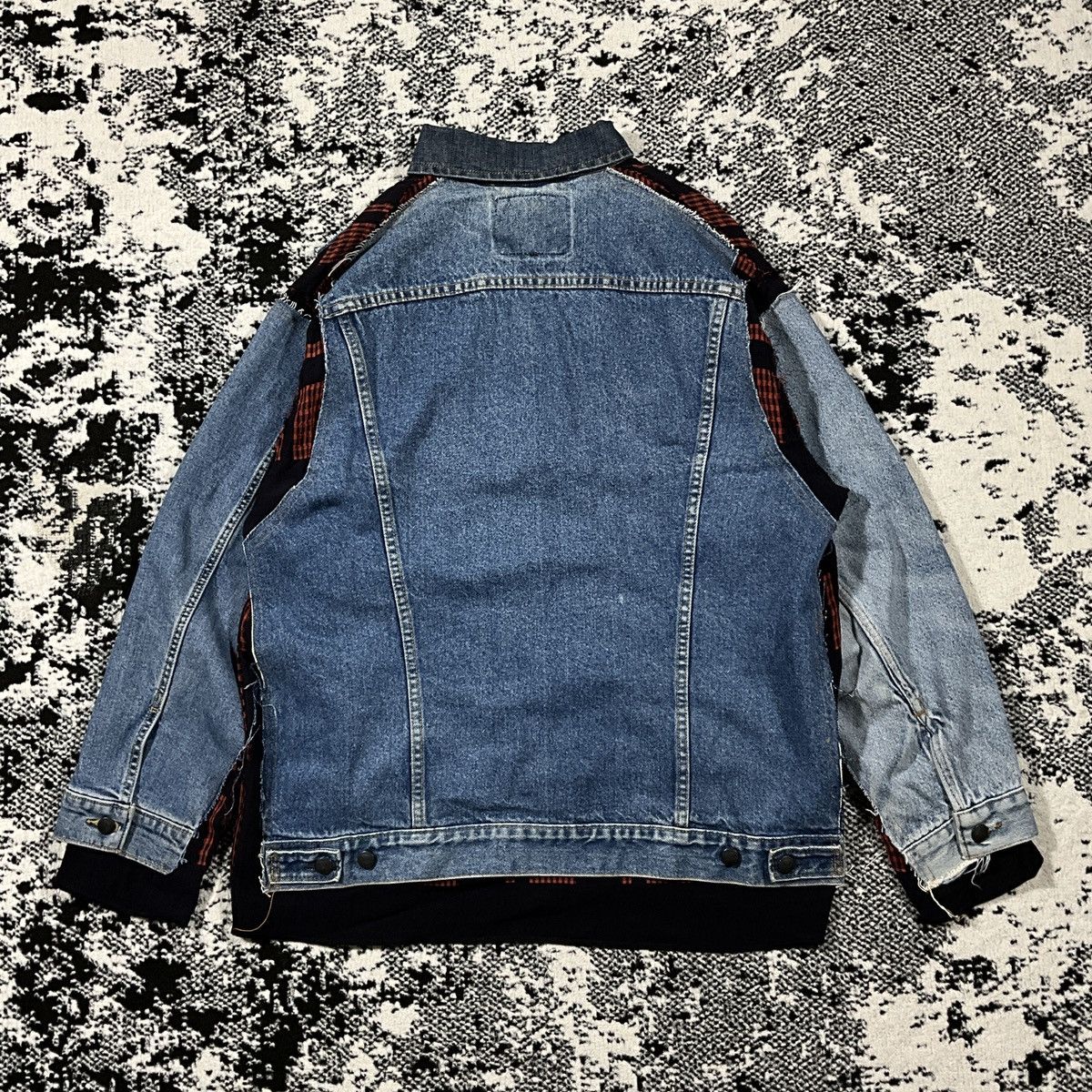 Japanese Brand × Needles NEEDLES JEANS JACKET / COVERED JACKET Size US L / EU 52-54 / 3 - 6 Thumbnail
