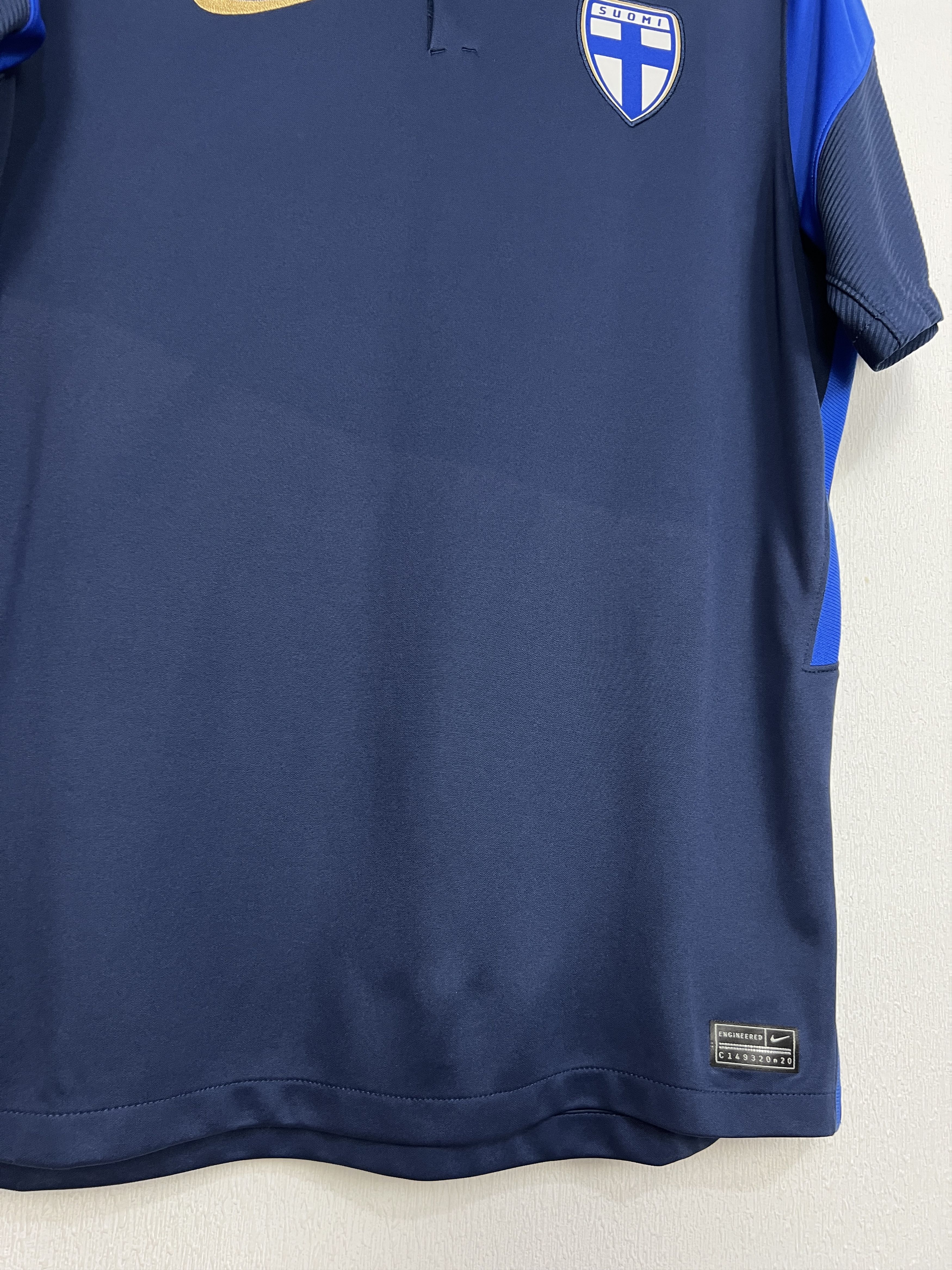 Nike Finland football shirt National Jersey Trikot Player Issue Size US L / EU 52-54 / 3 - 8 Thumbnail