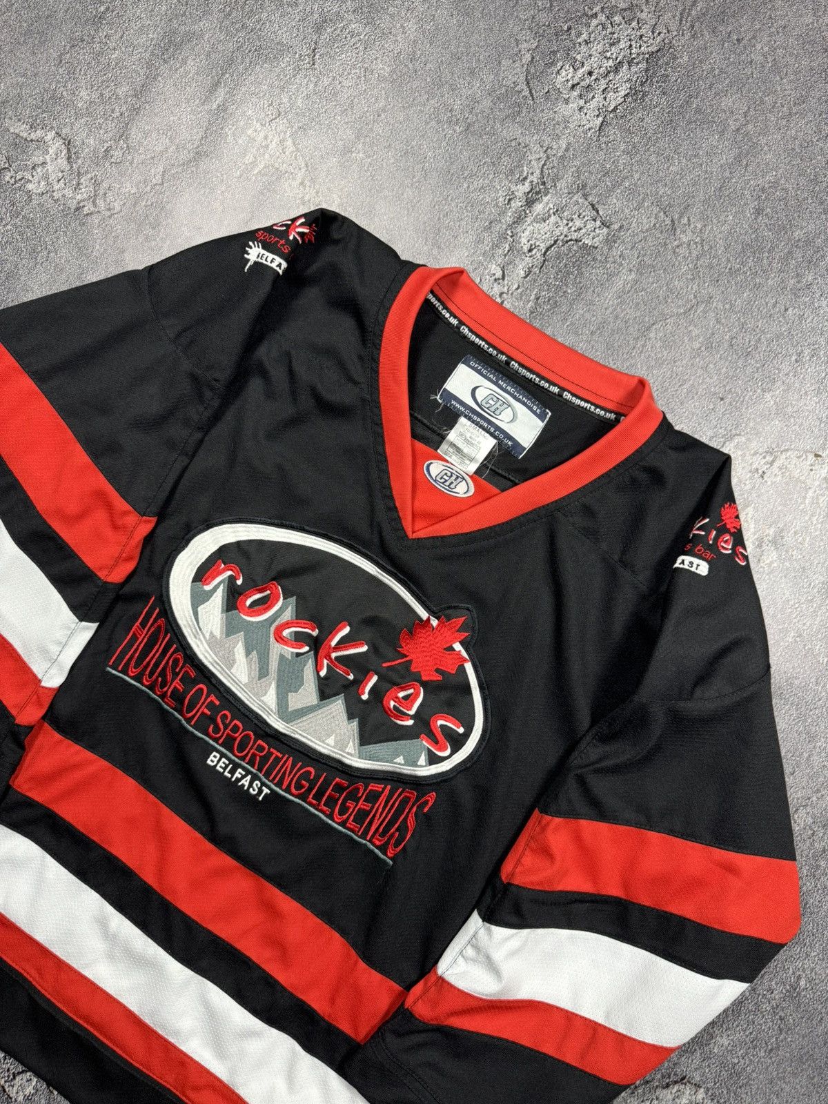 Other Vintage CH Sports "Rockies Belfast" Hockey Jersey Size US S / EU 44-46 / 1 - 2 Thumbnail