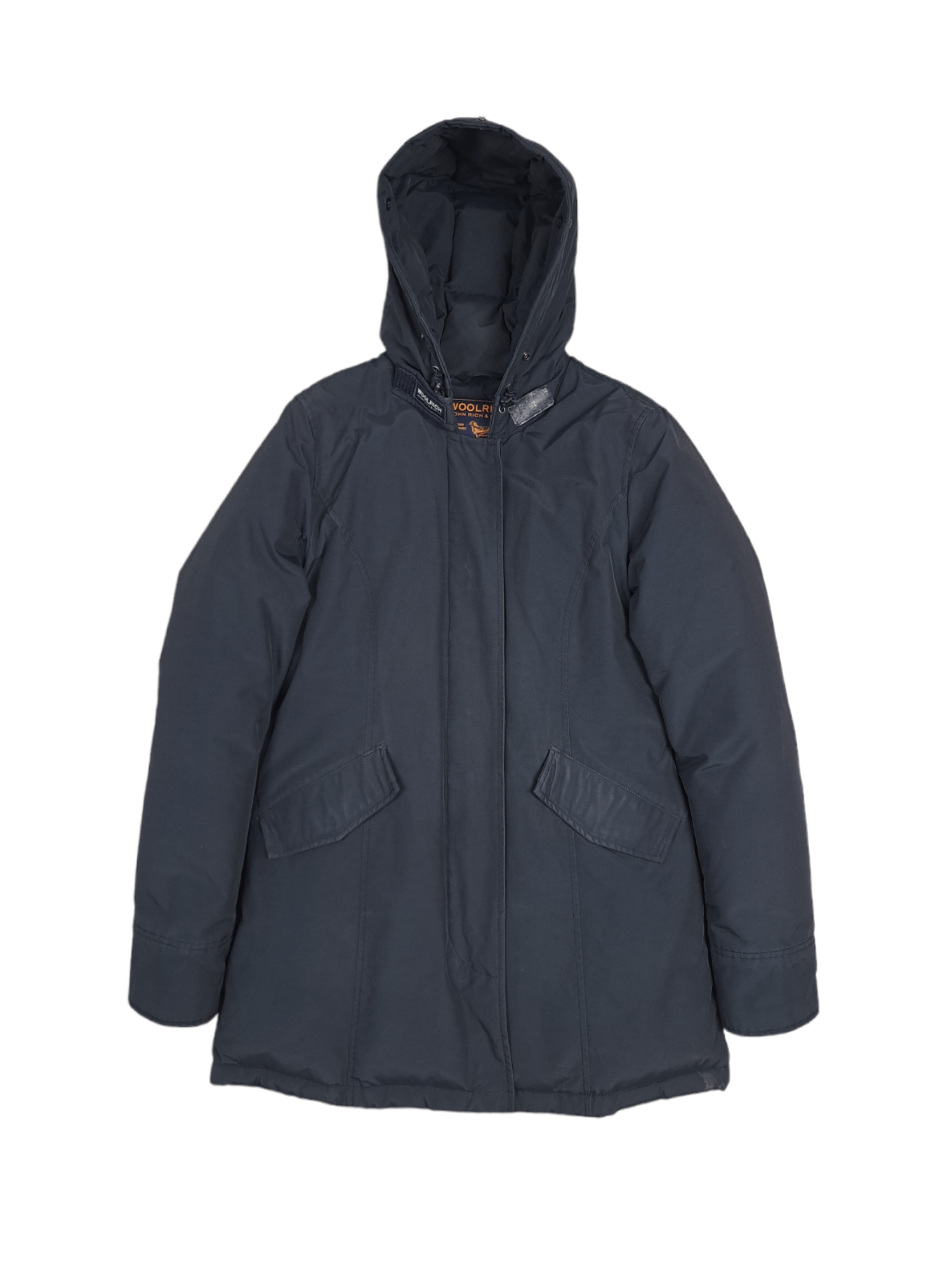 Woolrich Woolen Mills 💎 Duck Down Black Winter Parka Jacket Coat Womens M Size M / US 6-8 / IT 42-44 - 4 Thumbnail