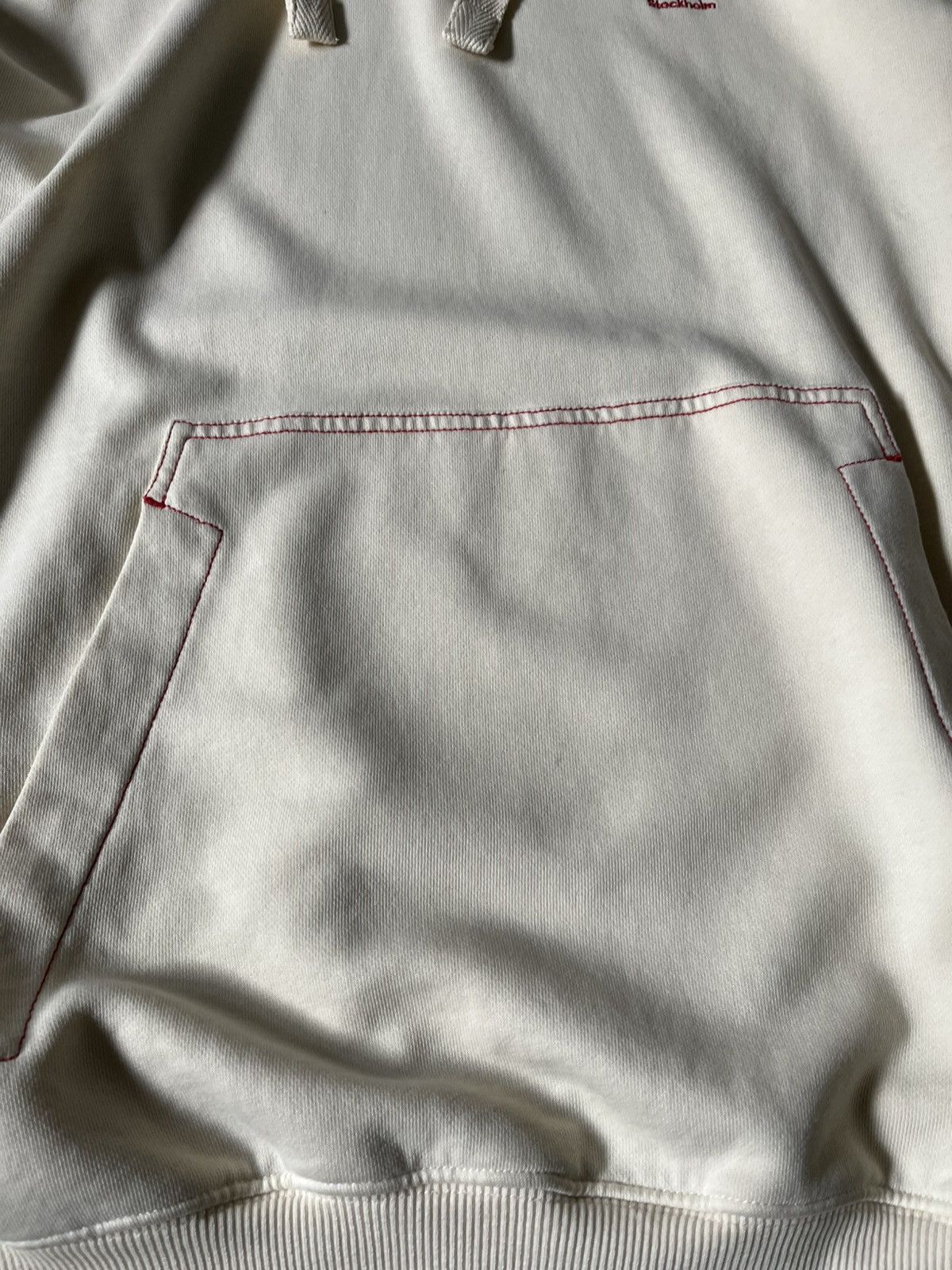 Acne Studios Acne Studios cream red striped hoodie basic Size US XS / EU 42 / 0 - 7 Thumbnail