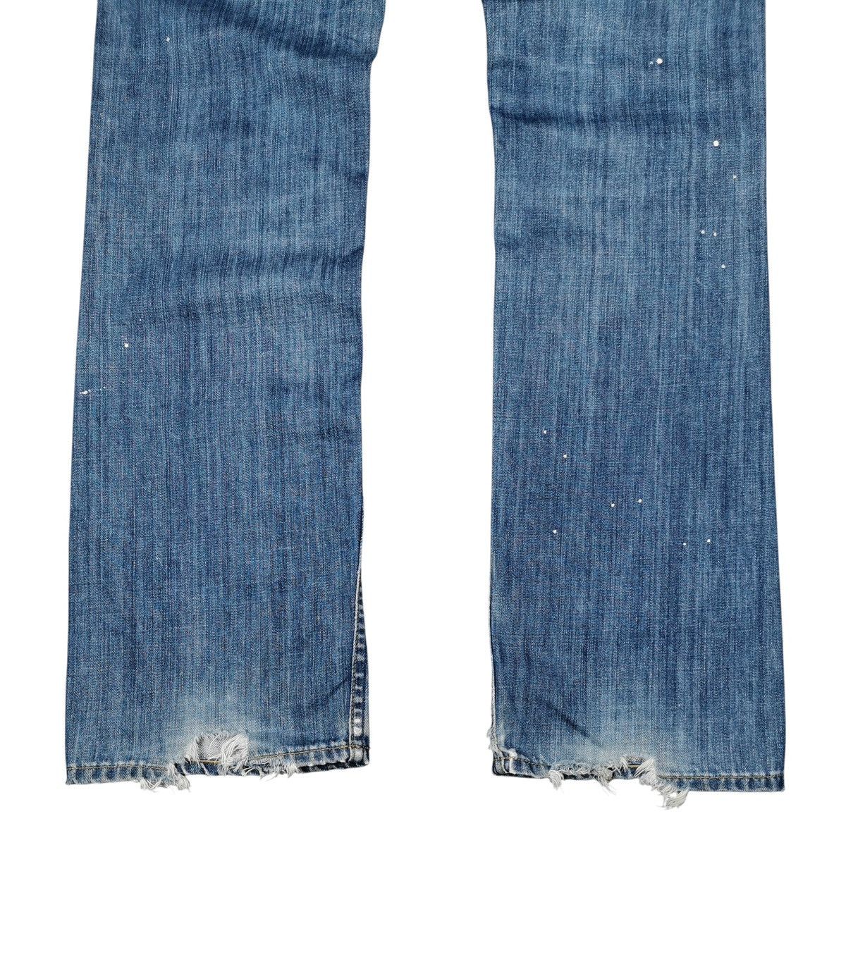Jimmy Taverniti Jimmy Taverniti Distressed Painted Denim Jeans Size US 32 / EU 48 - 5 Thumbnail