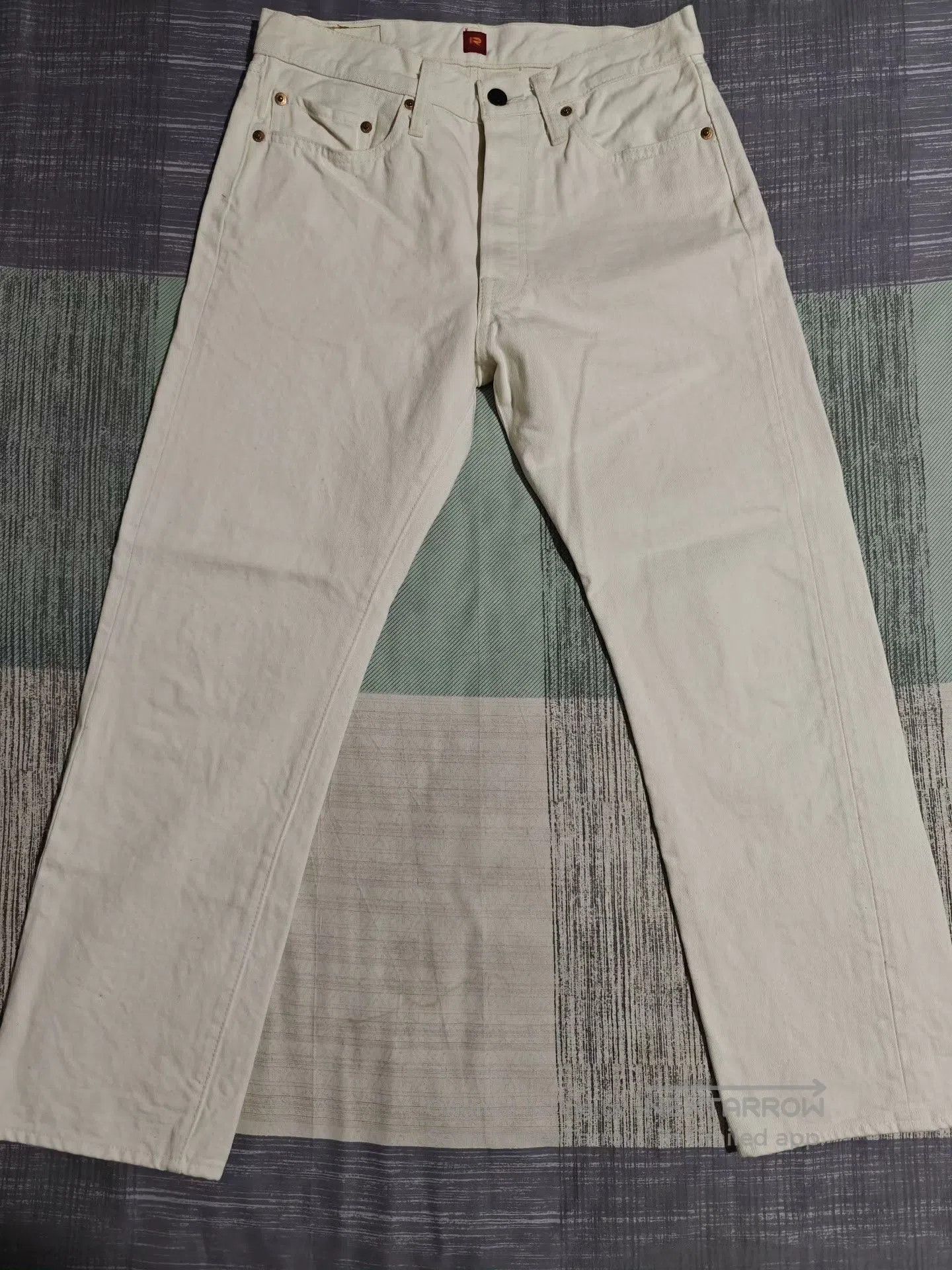 RESOLUTE RESOLUTE 710 10th Anniv White Limited Jeans. Size US 32 / EU 48 - 2 Thumbnail