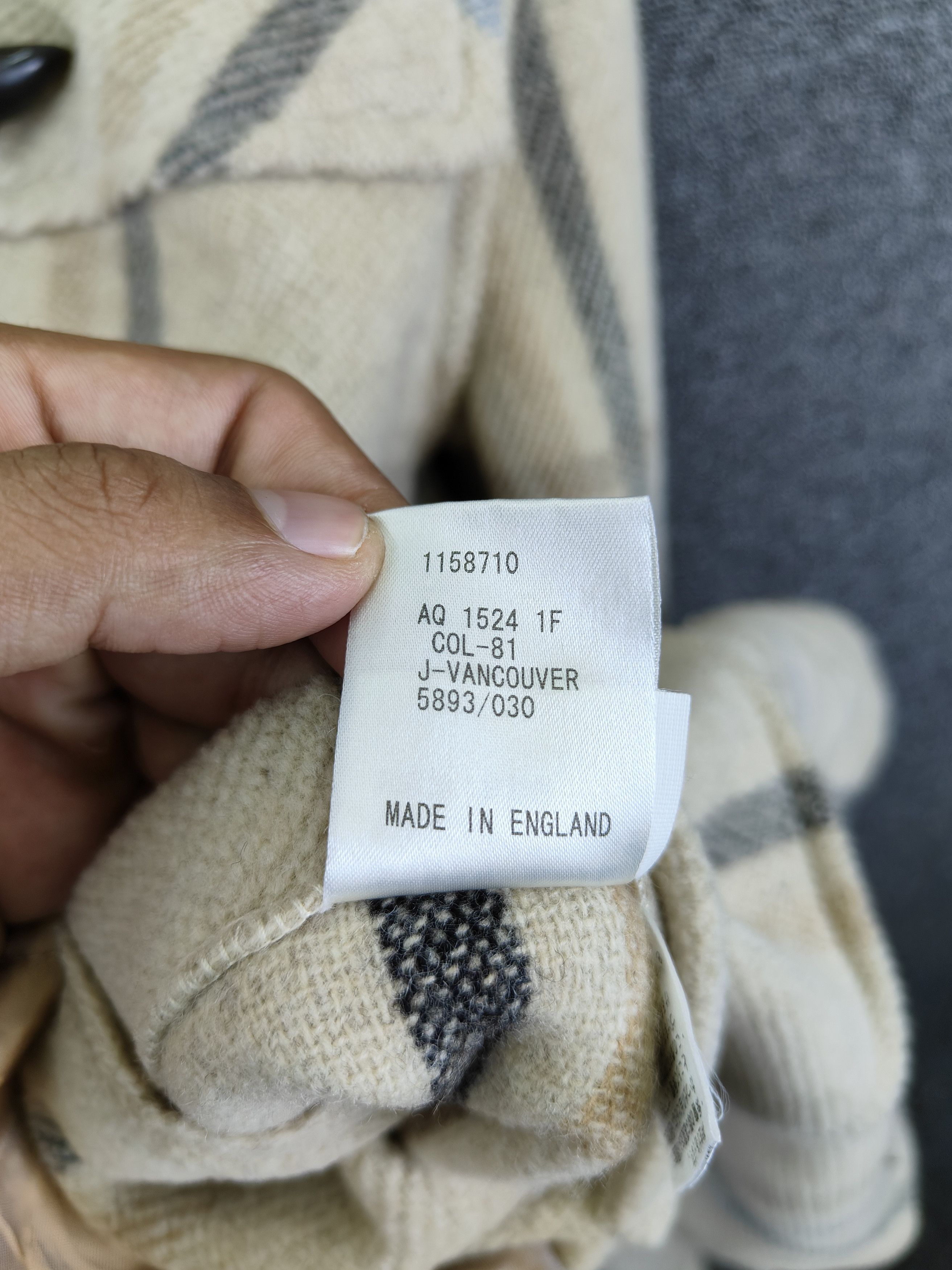 Aquascutum Aquascutum Checked Double Breasted Wool Duffle Coat Size US L / EU 52-54 / 3 - 12 Thumbnail