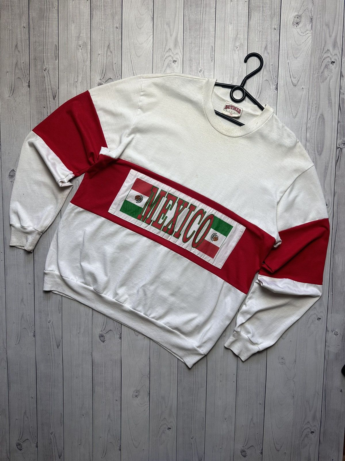 Vintage Vintage Mexico soccer sweatshirt big logo size XL Size US XL / EU 56 / 4 - 1 Thumbnail