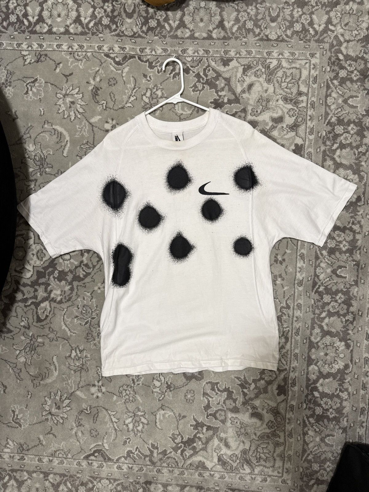 【本物保証 /関税・送料無料】OFF-WHITE Nike Spray Dot T-shirt Brand New Nike Off-White Nike Spray Dot T-shirt CU2477-010