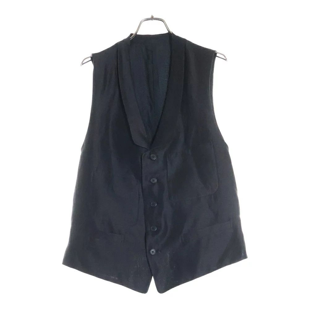 Yohji Yamamoto Yohji Yamamoto POUR HOMME //90s 4-Pocket 5B Linen Gilet Vest Size US M / EU 48-50 / 2 - 1 Thumbnail