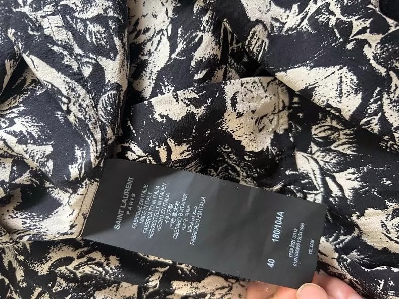 Saint Laurent Paris Saint Laurent Paris 2022SS French Rose Shirt Nextarrow-2505 Size US XXS / EU 40 - 7 Thumbnail
