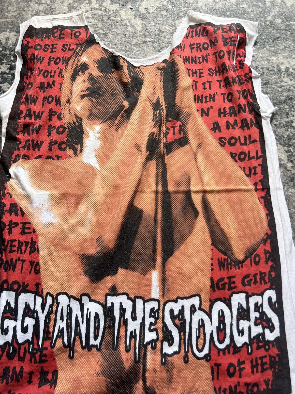 Band Tees Vtg y2k Iggy And The Stooges Overprint Tshirt Size US M / EU 48-50 / 2 - 2 Thumbnail