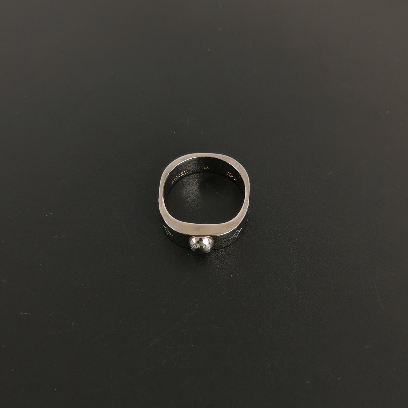 Louis Vuitton Louis Vuitton (LV) Nanogram Logo Ring Size 14 -z2505 Size ONE SIZE - 4 Thumbnail