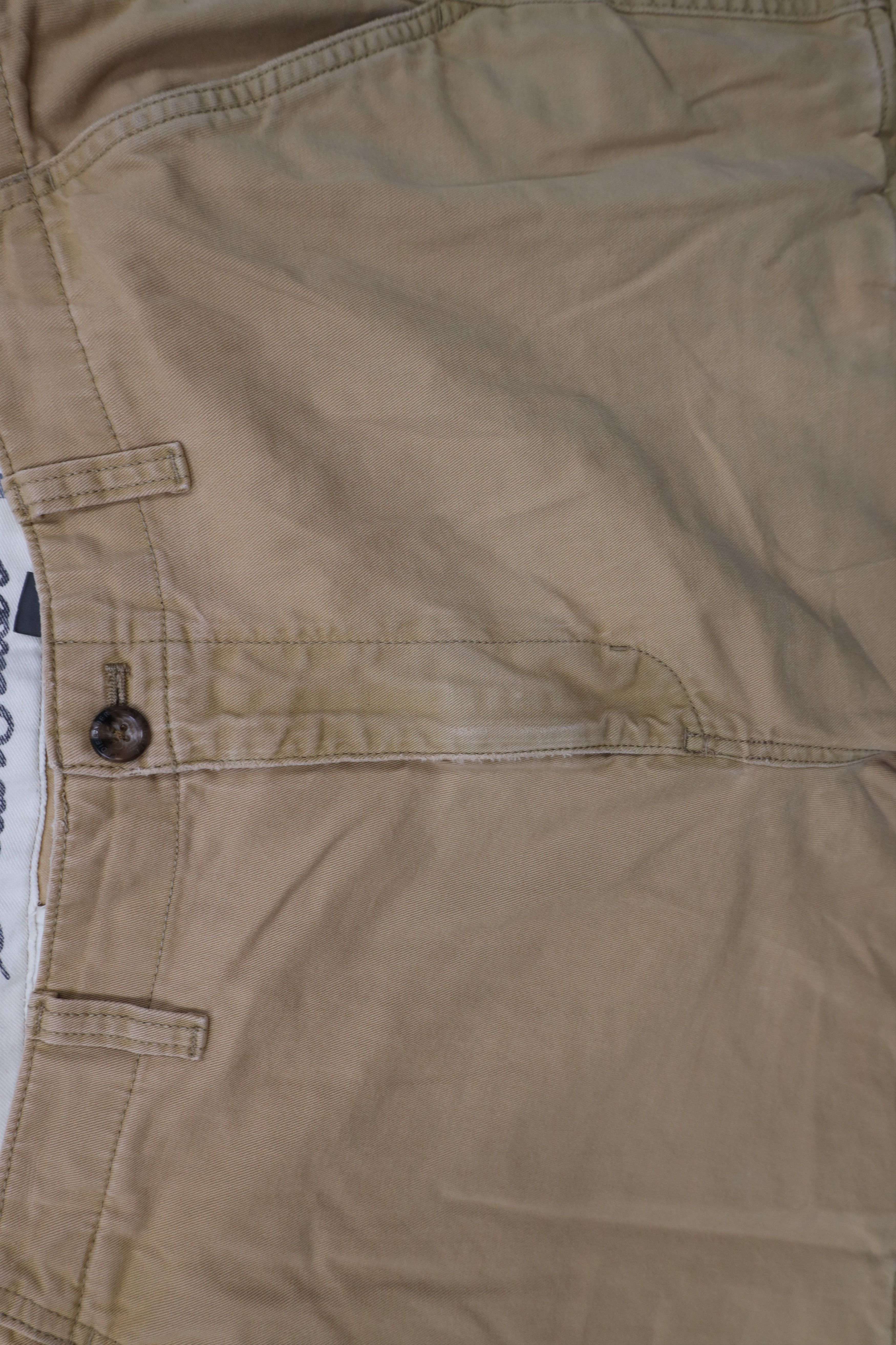 Eddie Bauer × Vintage Vintage Y2K Eddie Bauer Cargo Shorts Beige Cotton Size US 40 / EU 56 - 6 Thumbnail