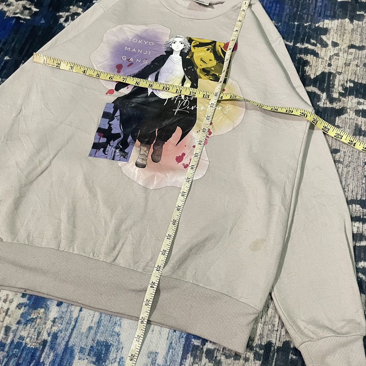 Anime Tokyo Revenger Manjiro Sano Mickey Anime Manga Sweatshirt Size US M / EU 48-50 / 2 - 8 Thumbnail