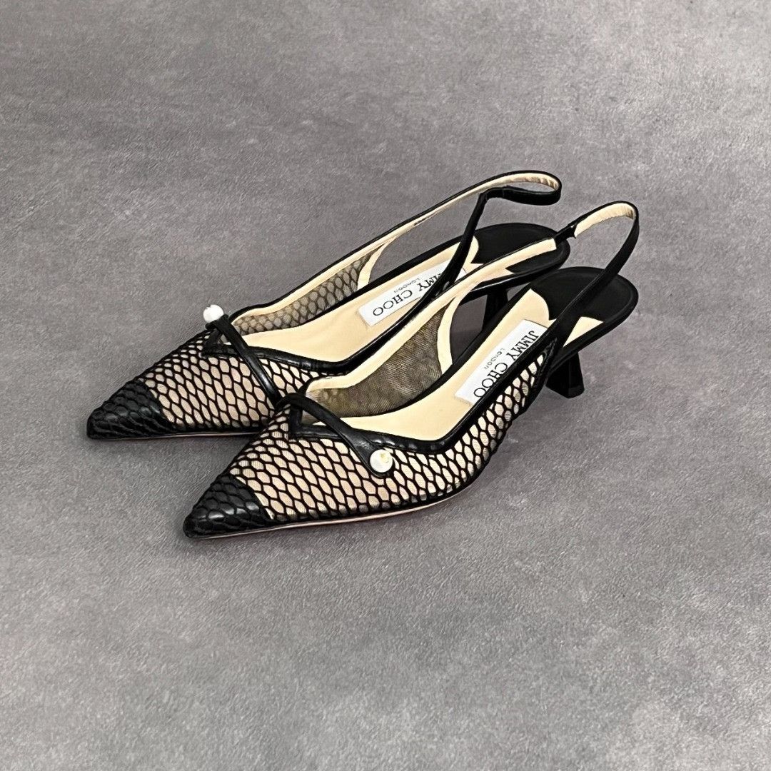 Jimmy Choo Jimmy Choo Leather Sandals us_5 Women Size US 5 / IT 35 - 1 Thumbnail