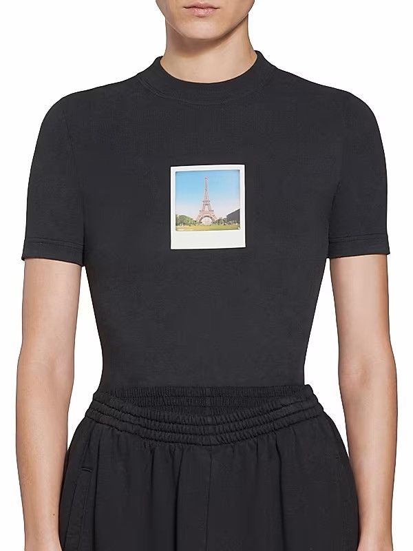Balenciaga Balenciaga Paris By Day Tight T-Shirt Size S / US 4 / IT 40 - 10 Thumbnail
