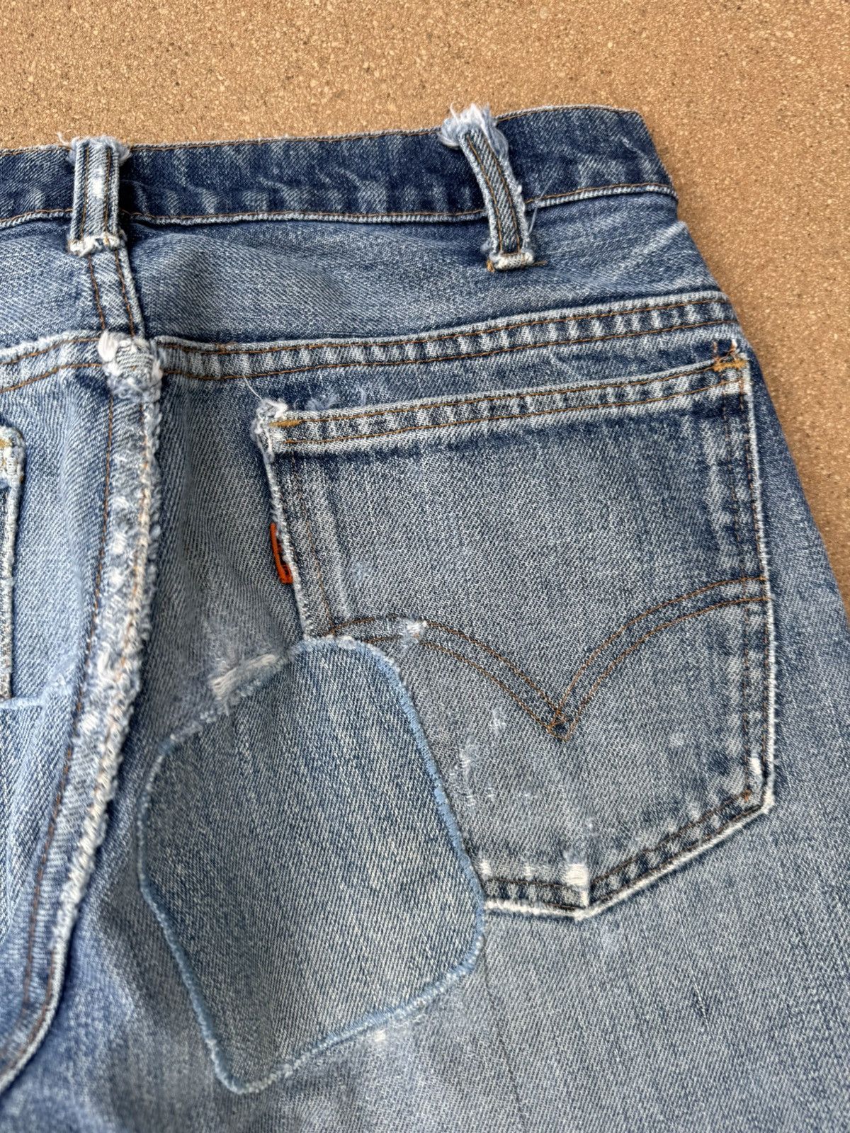 Levi's Vtg 70’s Levi’s 684 Orange Tab Bellbottom Flare Jeans 30x29 Size US 30 / EU 46 - 8 Thumbnail