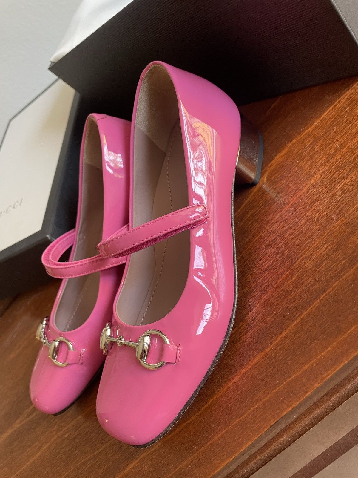 Gucci New Authentic Gucci Girls Flat Ballet Shoes, Size 30 Size US 11 / IT 41 - 5 Thumbnail