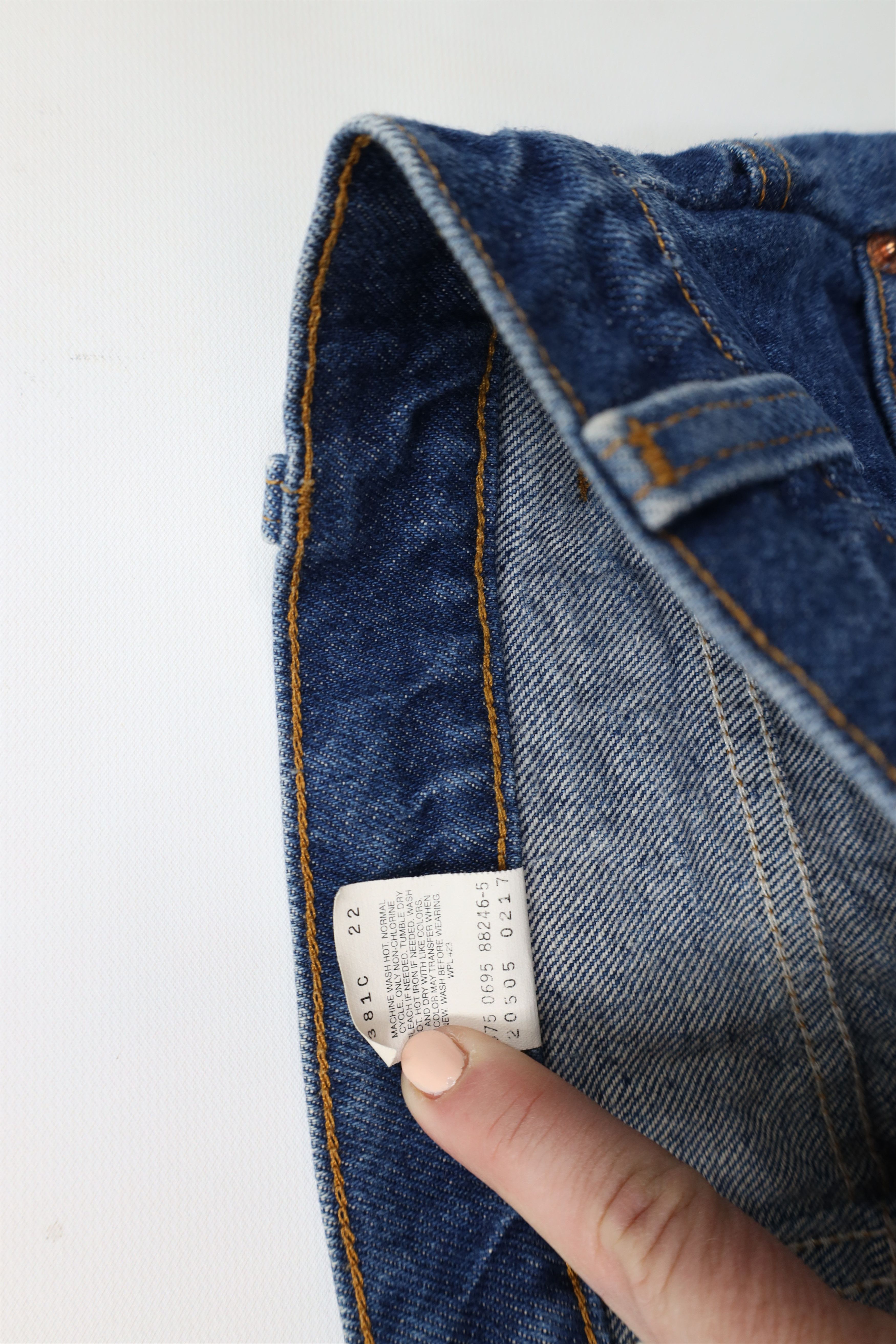 Levi's × Vintage Vintage 90s Levis 505 Orange Tab Straight Leg Jeans US Size US 30 / EU 46 - 10 Thumbnail