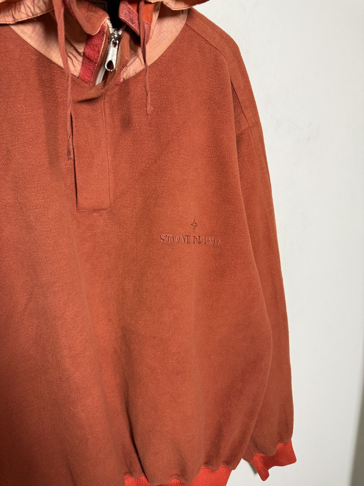 Stone Island Vintage Stone Island Marina fleece hoodie Size US L / EU 52-54 / 3 - 5 Thumbnail