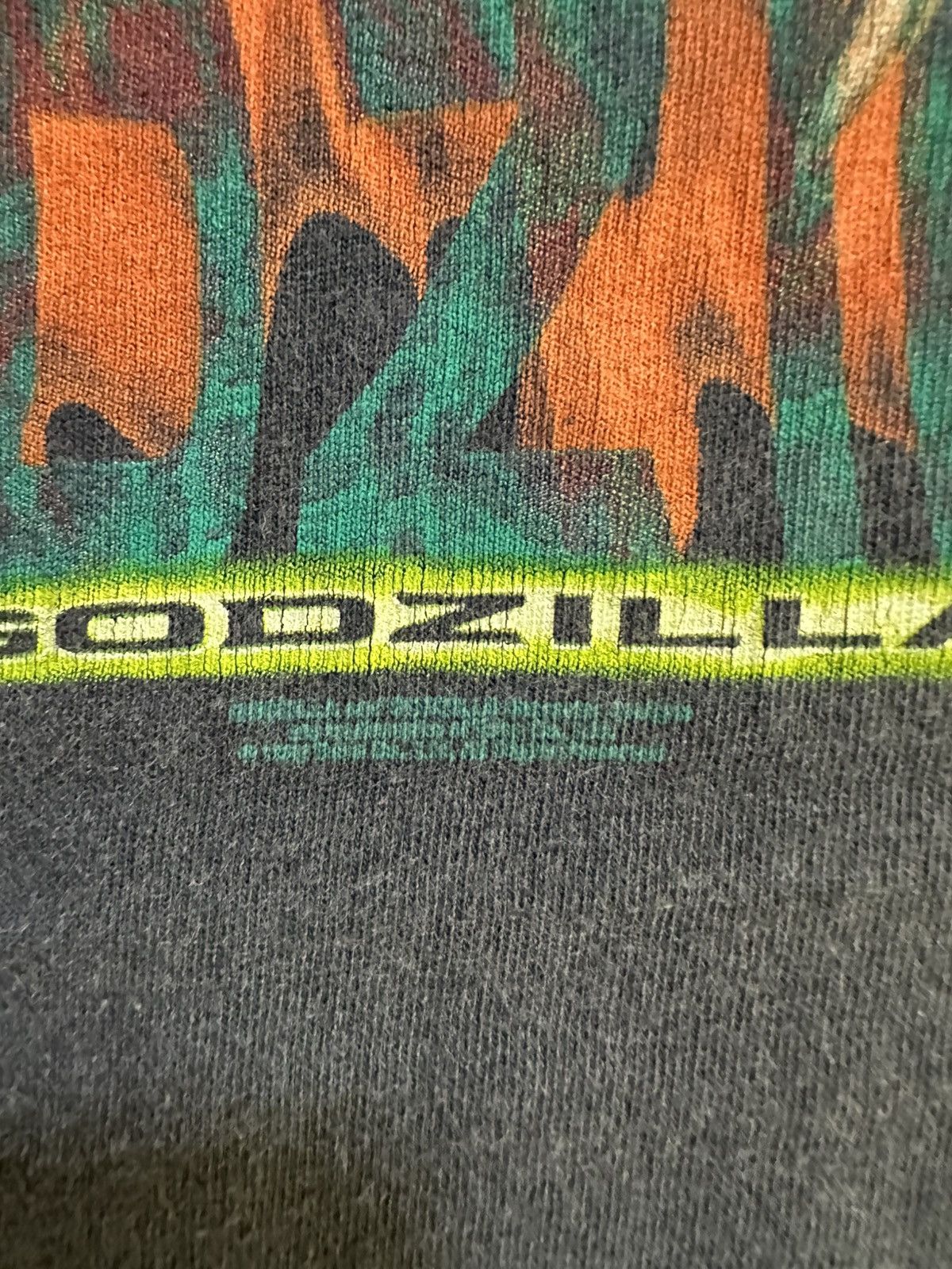 Vintage Vintage Godzilla Sun Faded Size US M / EU 48-50 / 2 - 2 Thumbnail