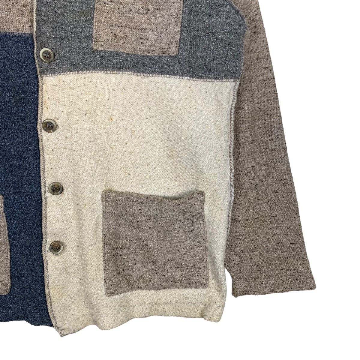 PERSON'S PERSON’S Patchwork Design Cardigan #0314-C14 Size US M / EU 48-50 / 2 - 5 Thumbnail