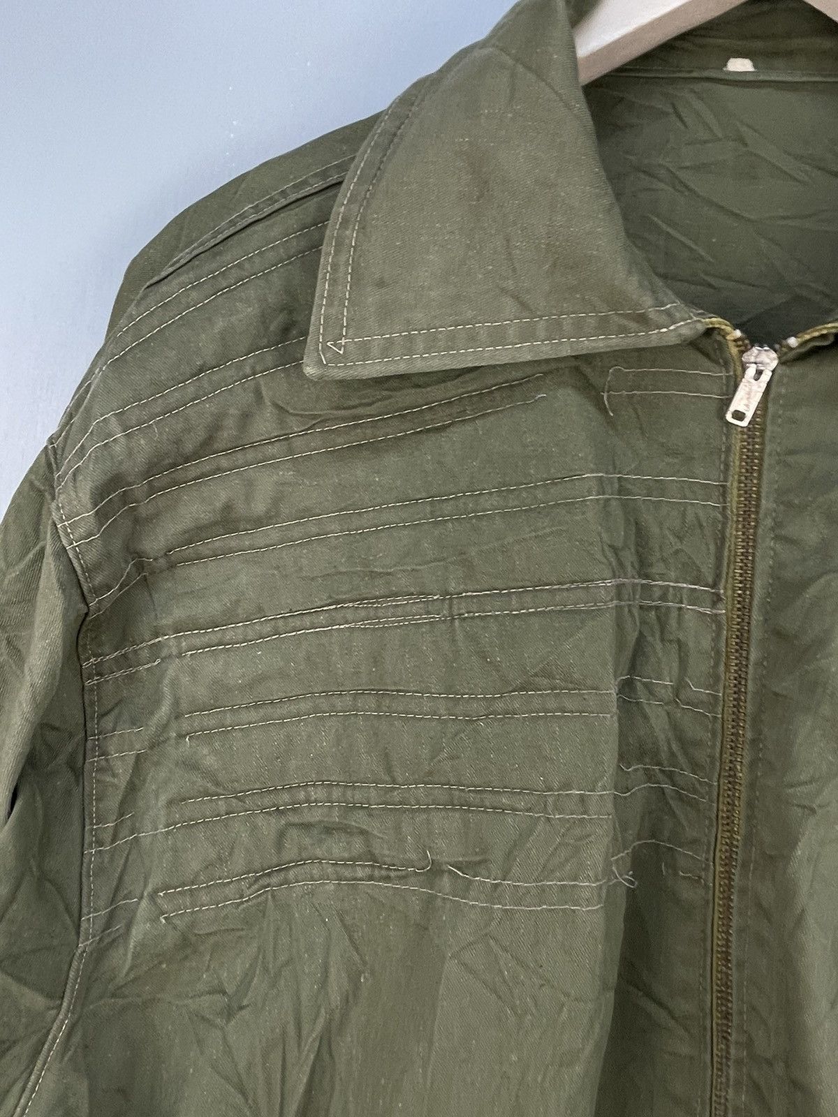 Vintage Vintage 60s Fiordaliso army jacket zip up Size US L / EU 52-54 / 3 - 6 Thumbnail