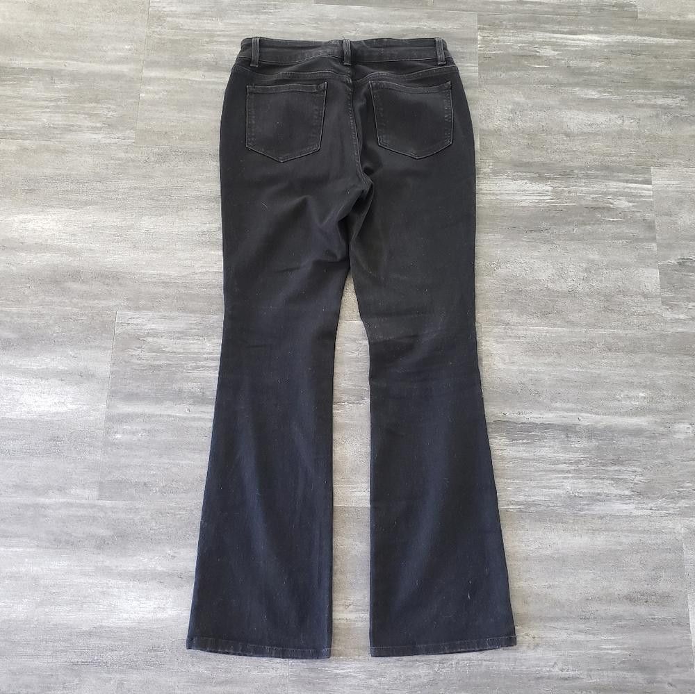 Designer Black NOBO Mid Rise Bootcut Jean Size 30" / US 8 / IT 44 - 2 Thumbnail