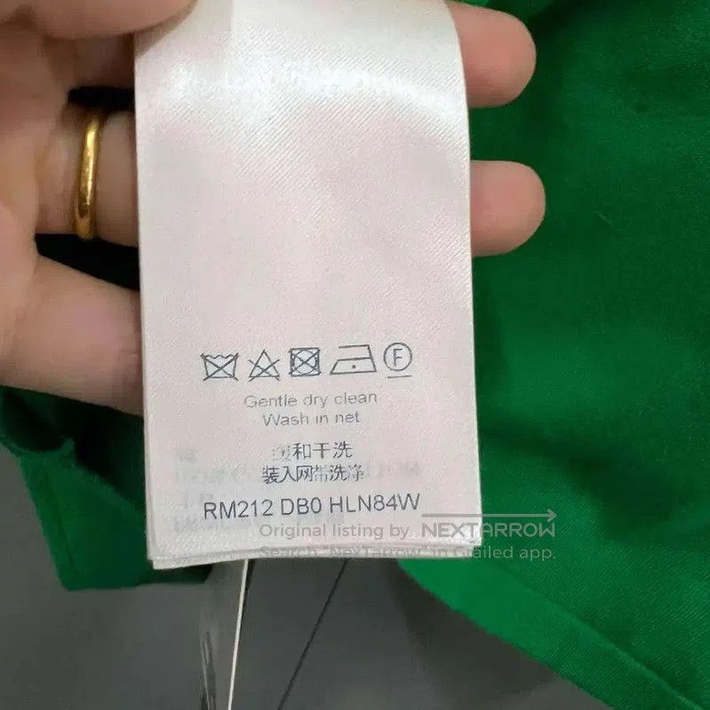 Louis Vuitton Louis Vuitton Green Wool Logo Short Sleeve T-Shirt . Size US L / EU 52-54 / 3 - 4 Thumbnail