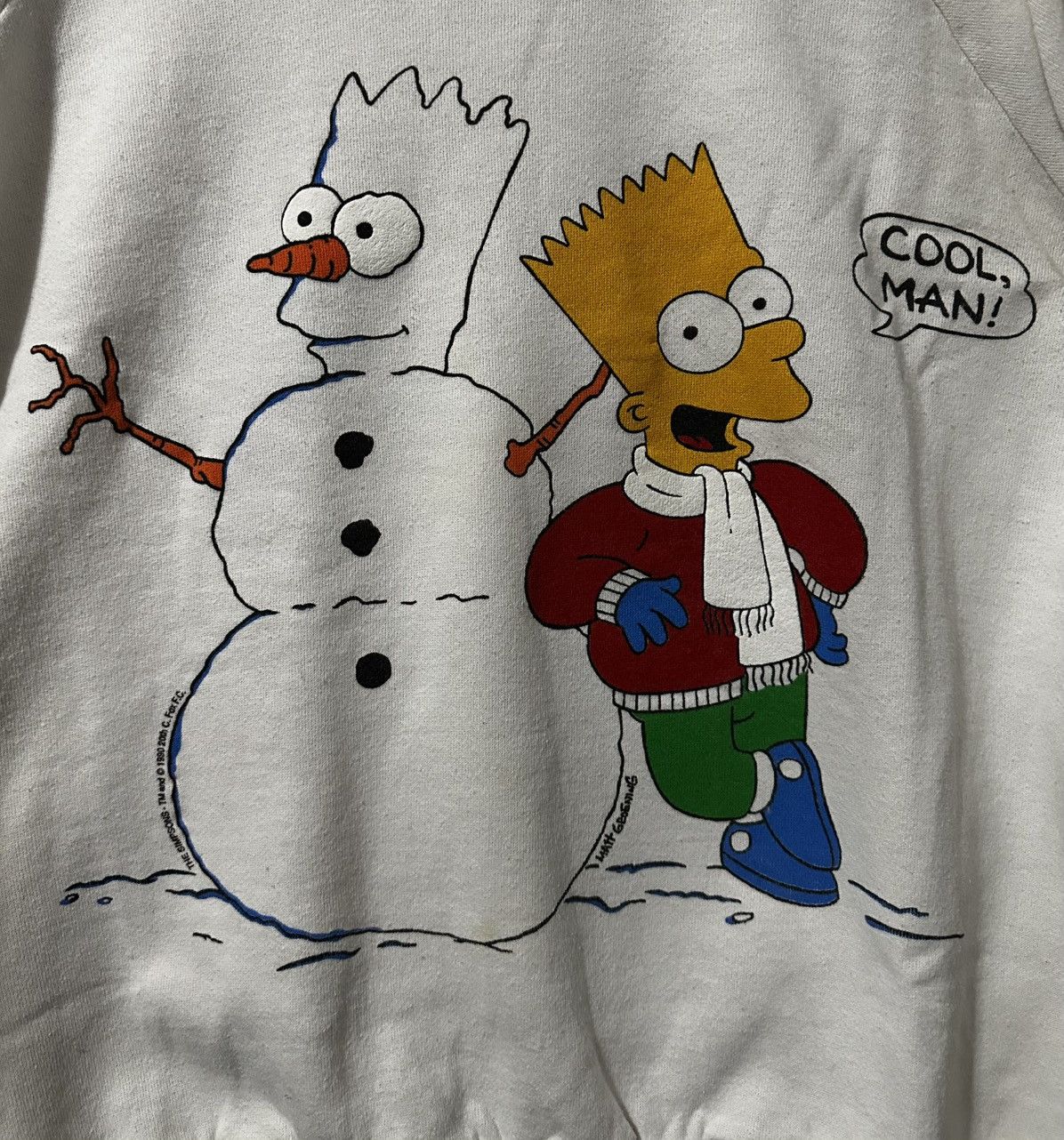 Delta The Simpsons Bart Snowman Sweatshirt Size US XL / EU 56 / 4 - 4 Thumbnail