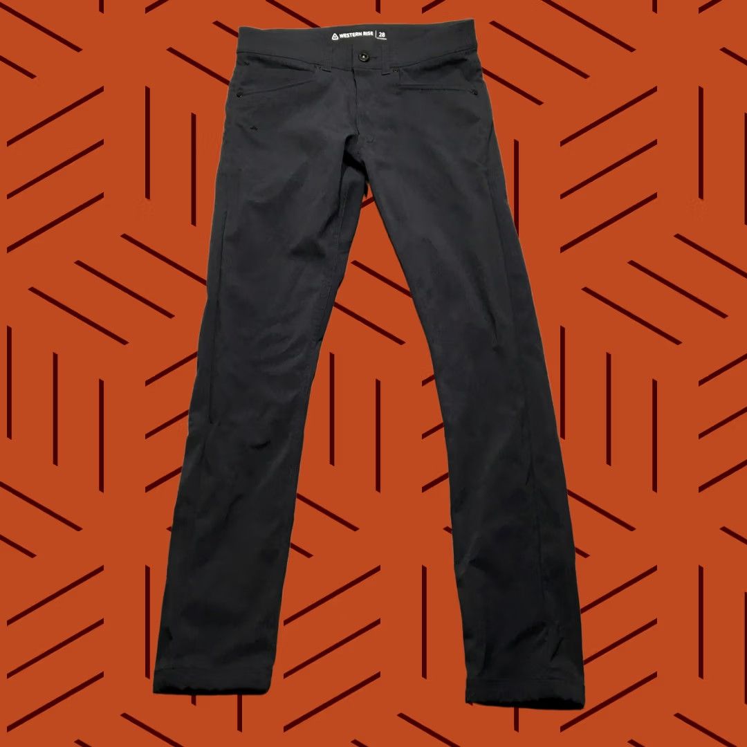 Vintage Western Rise AT Pant Mens 28x30 Blue Performance Travel Durable Stretch Pants Size US 28 / EU 44 - 1 Thumbnail