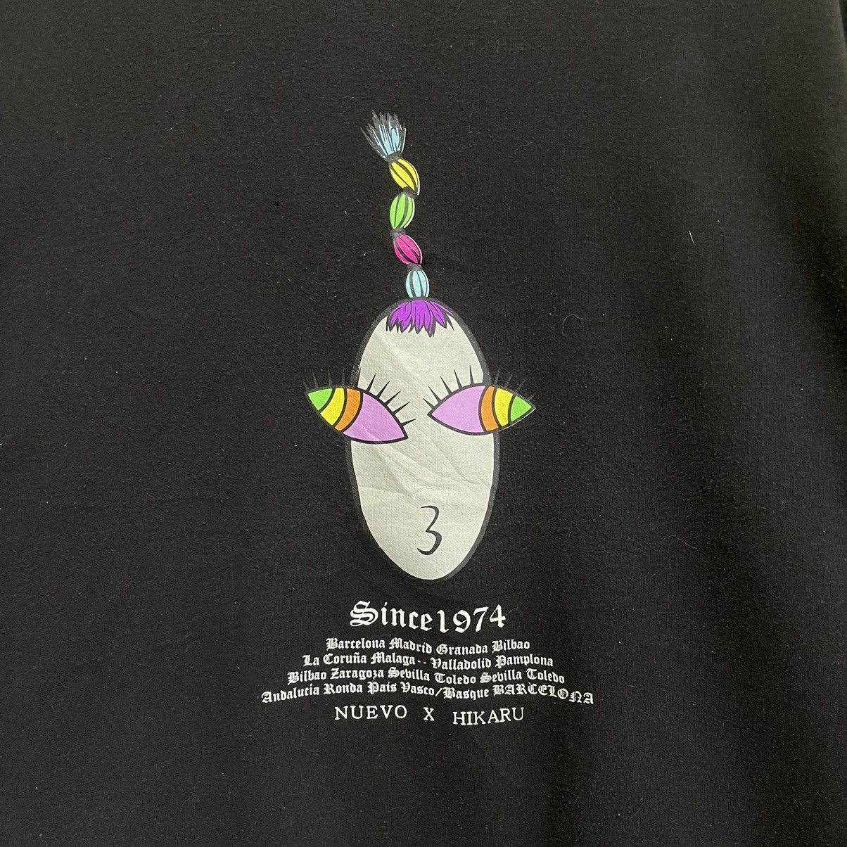 Hypebeast × Japanese Brand Nuevo x Hikaru Big Logo Crewneck Sweatshirt Size US M / EU 48-50 / 2 - 5 Thumbnail