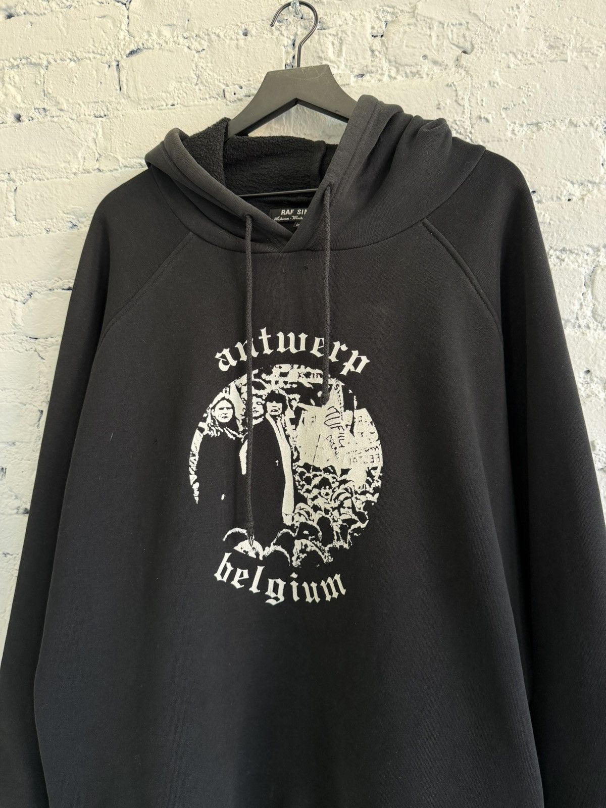 Raf Simons A/W 01-02 RAF SIMONS RIOT RIOT RIOT ‘ANTWERP’ HOODIE Size US XL / EU 56 / 4 - 2 Thumbnail