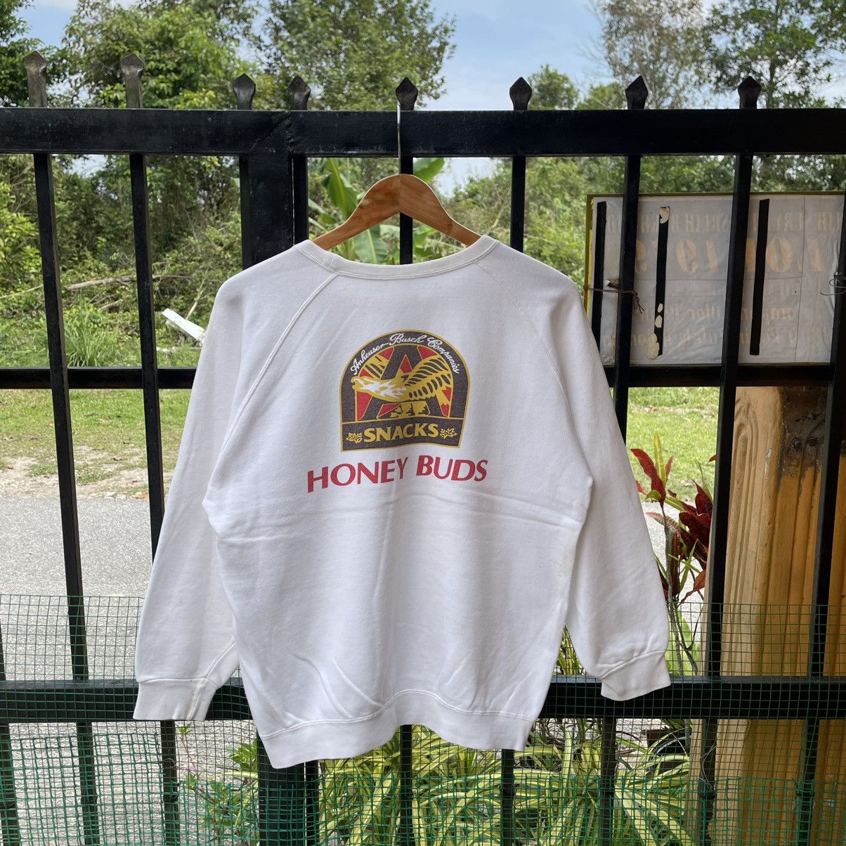 Budweiser 🔥Vintage Budweiser Big Logo Honey Buds Boxy Sweatshirts Size US M / EU 48-50 / 2 - 1 Thumbnail