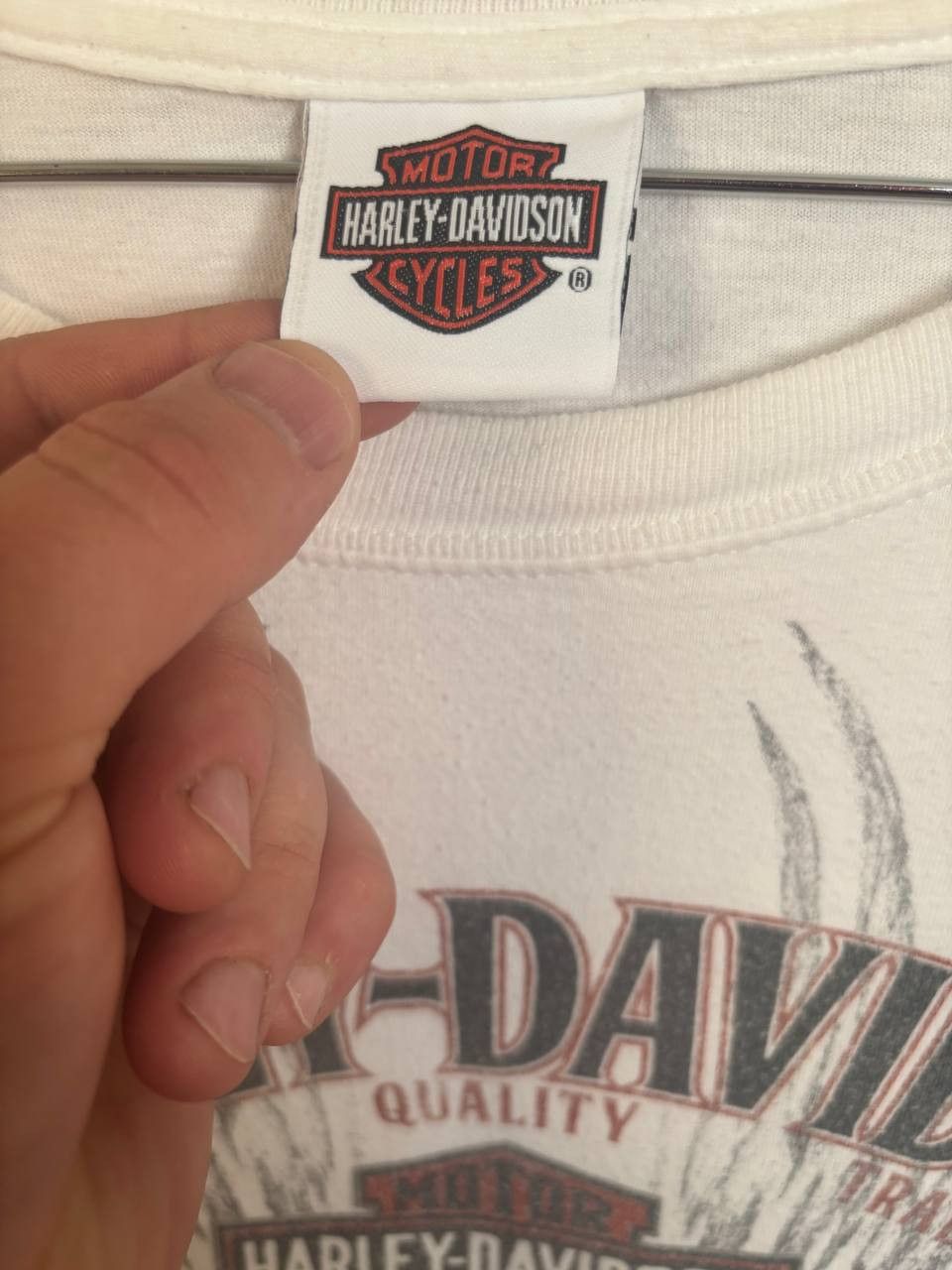 Harley Davidson Harley Davidson Motor Cycles XL White T Shirt Size US XL / EU 56 / 4 - 12 Thumbnail